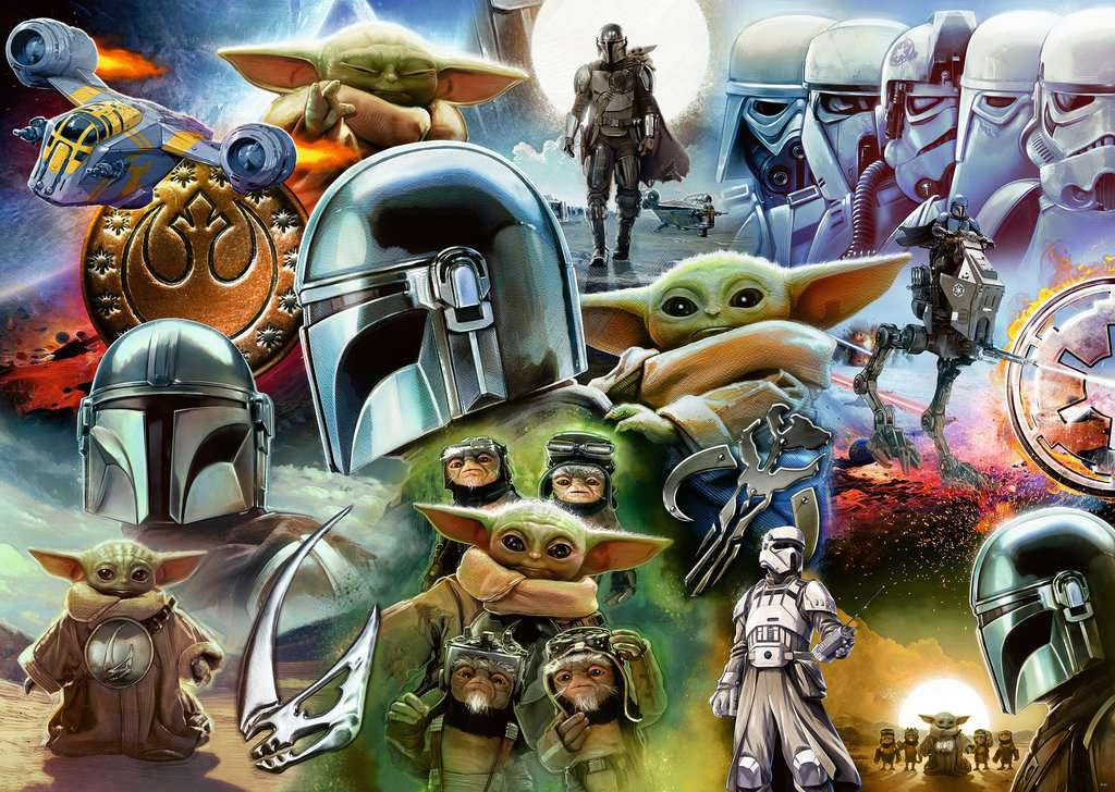 Puzzle 1000 Teile The Mandalorian and Grogu 01.830 - Bild 2