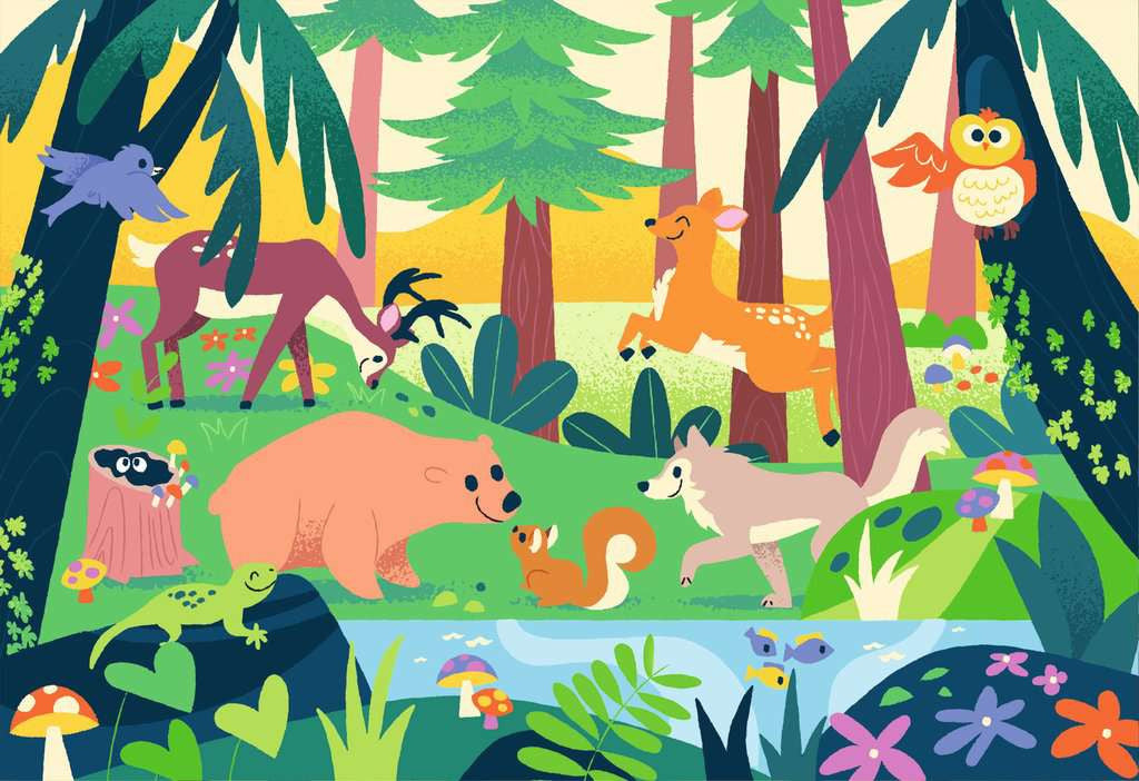 Ravensburger Puzzle 2x12 Teile - Freundliche Tierfreunde 04.257 - Bild 4