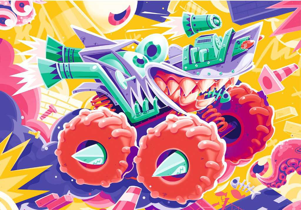 Ravensburger Puzzle Monster Trucks 2x24 Teile 04.259 - Bild 3