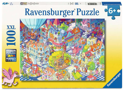 Puzzle 100 XXL Trubel in Chaoshausen 04.262