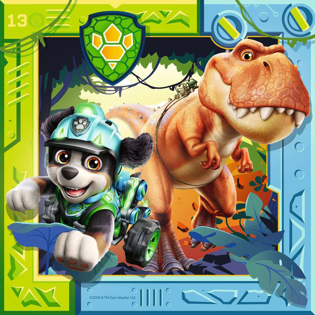 Puzzle Paw Patrol  Dino Moviel 3x49 Teile 04.368 - Bild 2