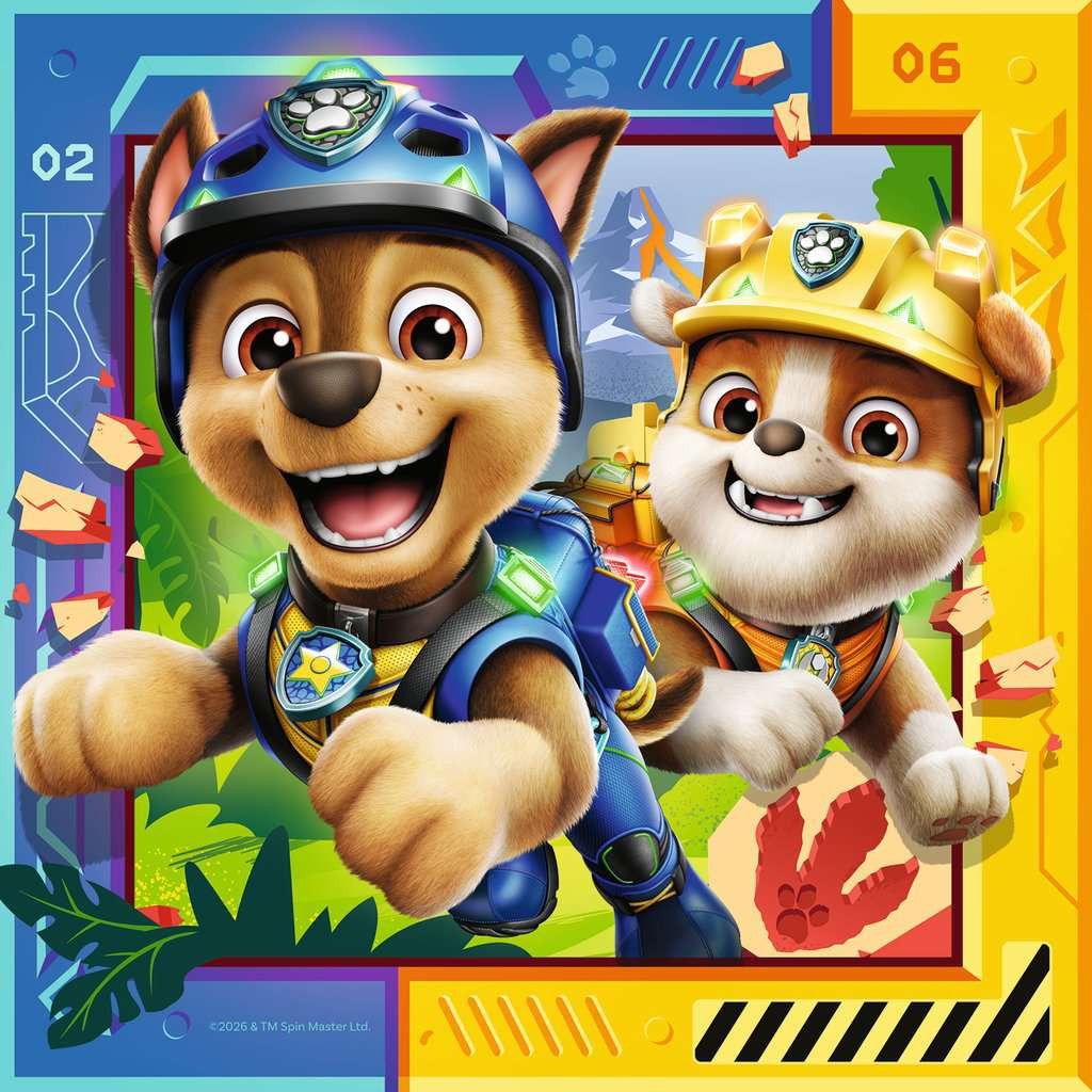 Puzzle Paw Patrol  Dino Moviel 3x49 Teile 04.368 - Bild 4