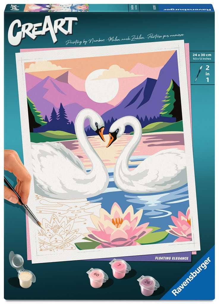 Creart Eleganz der Schwäne 24 x 30 cm 23.203 - Bild 1