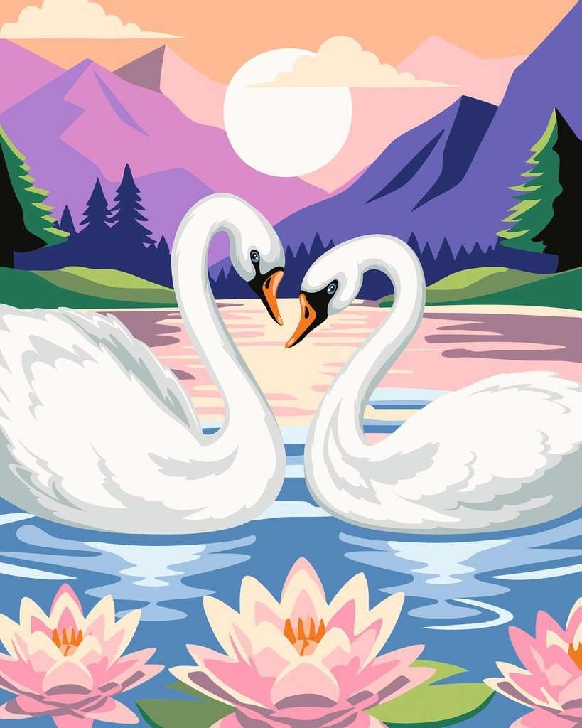 Creart Eleganz der Schwäne 24 x 30 cm 23.203 - Bild 2