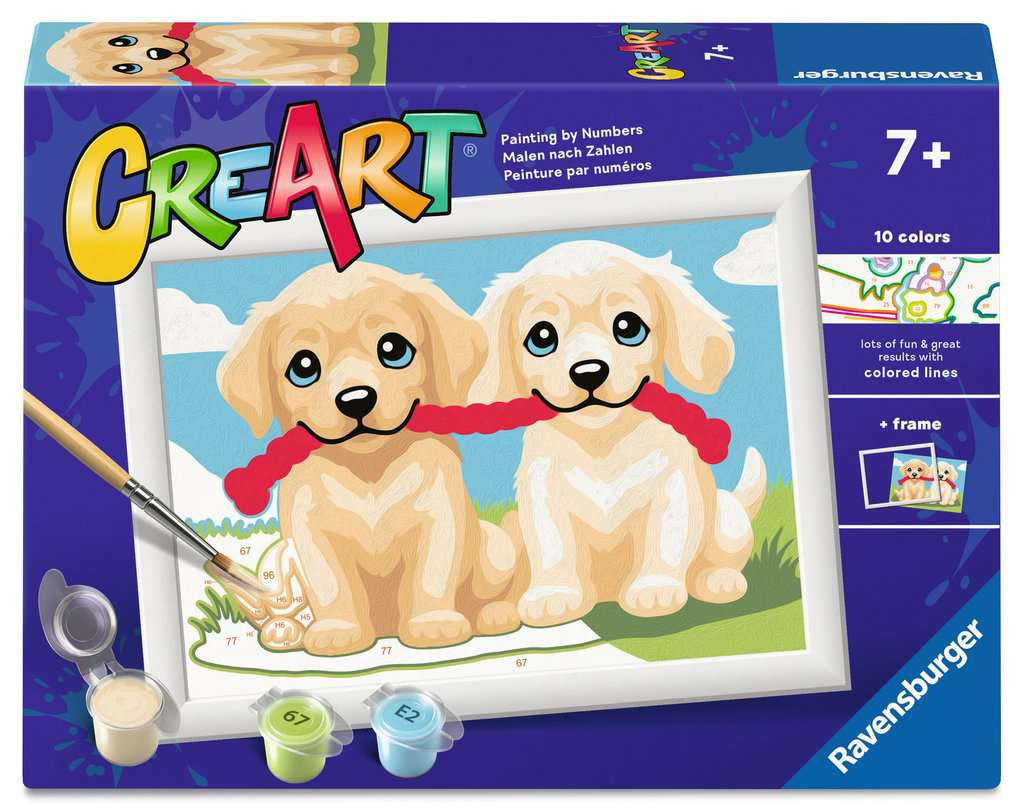 CreArt  Playing Puppies 13x18 cm 23.312 - Bild 1