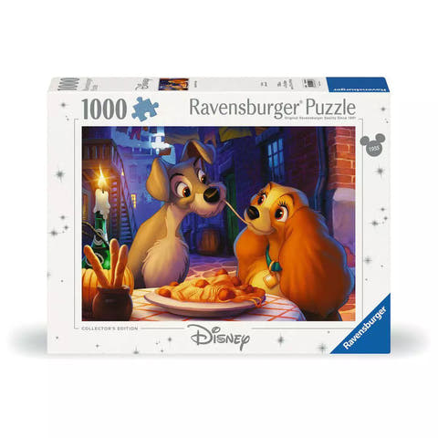 Verpackung Ravensburger Puzzle Susi und Strolch, 1000 Teile, 00.003