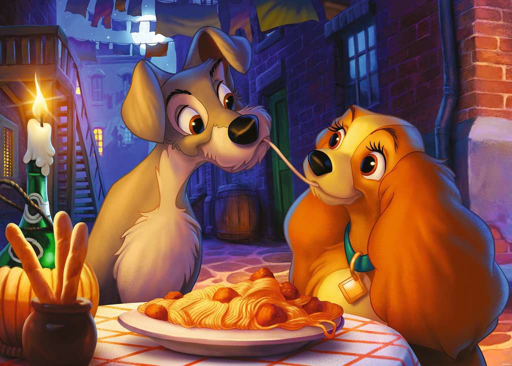 Puzzle 1000 Teile Disney Susi und Strolch 00.003 - Bild 2
