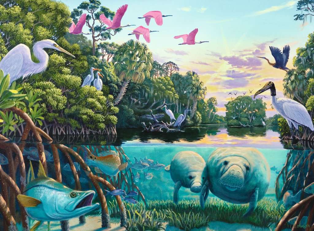 Puzzle 500 Teile Manatee Moments 00.044 - Bild 2