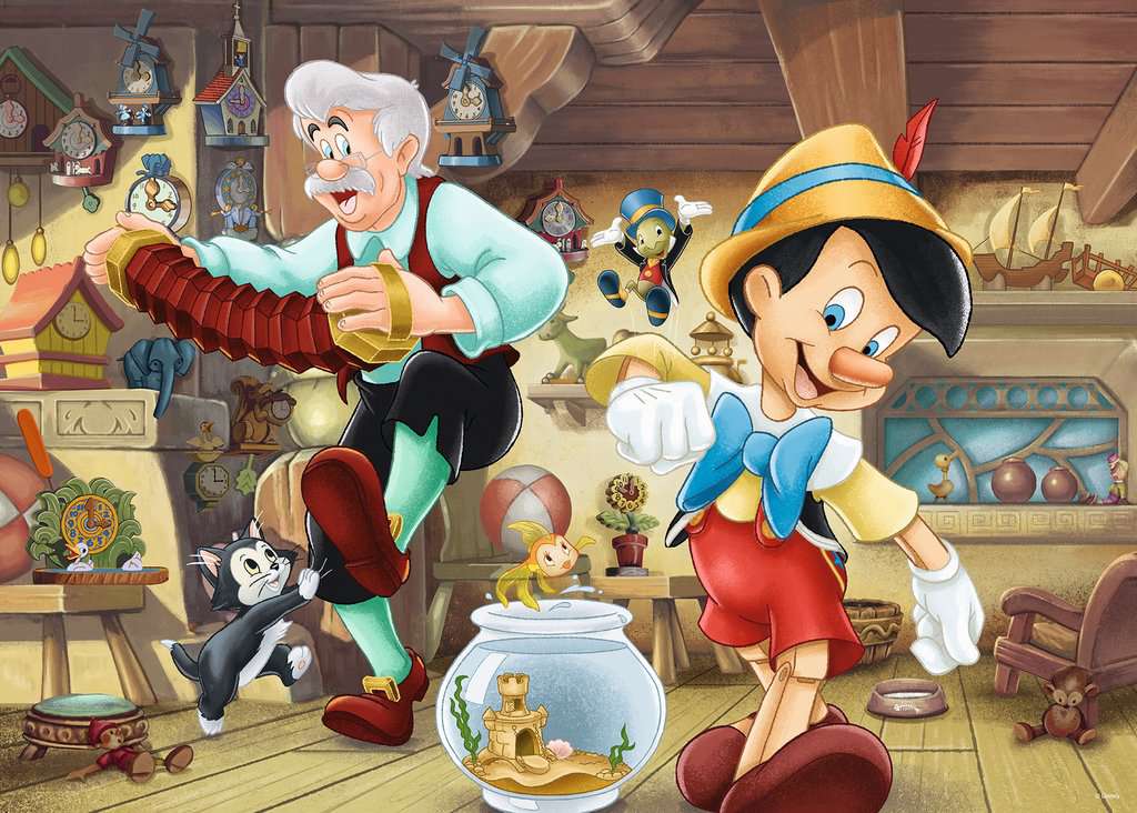 Puzzle 1000 Teile Disney Pinocchio 00.108 - Bild 2
