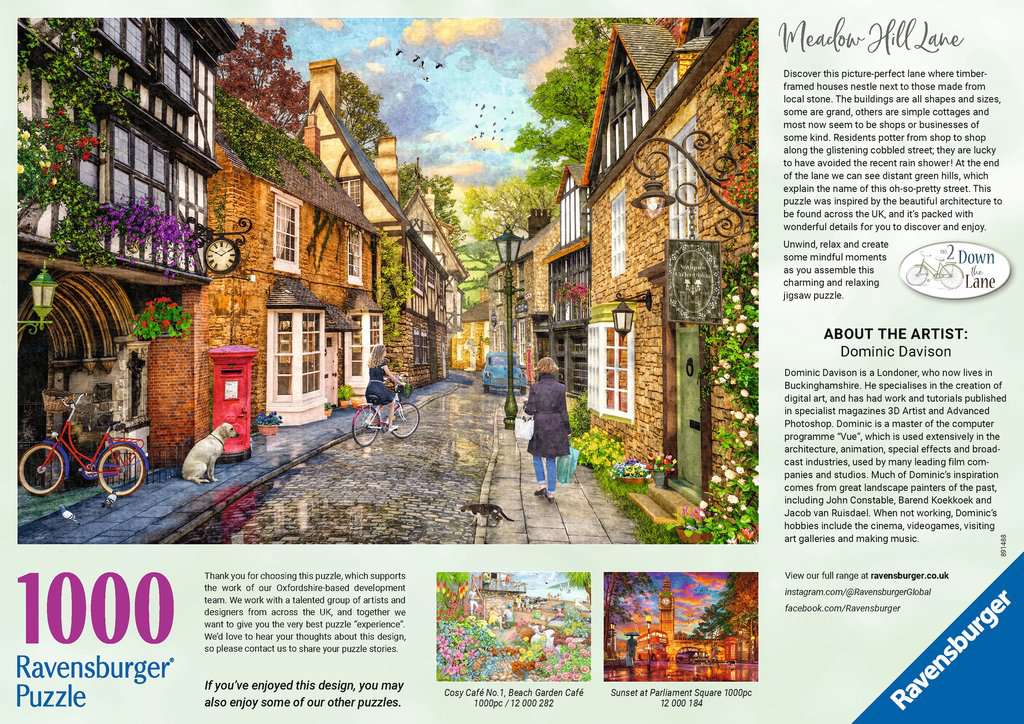Puzzle 1000 Teile Meadow Hill Lane 00.160 - Bild 3