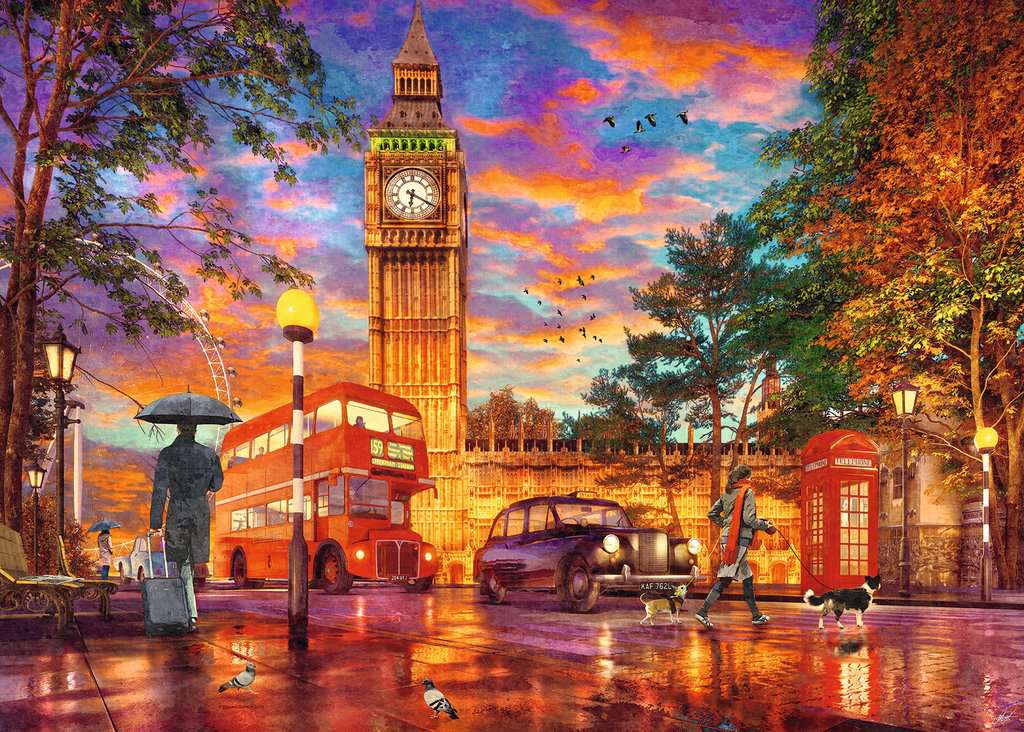 Puzzle 1000 Teile Sonnenuntergang in London 00.184 - Bild 2