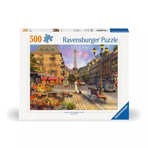 Verpackung Ravensburger Puzzle Spaziergang durch Paris, 500 Teile, 00198