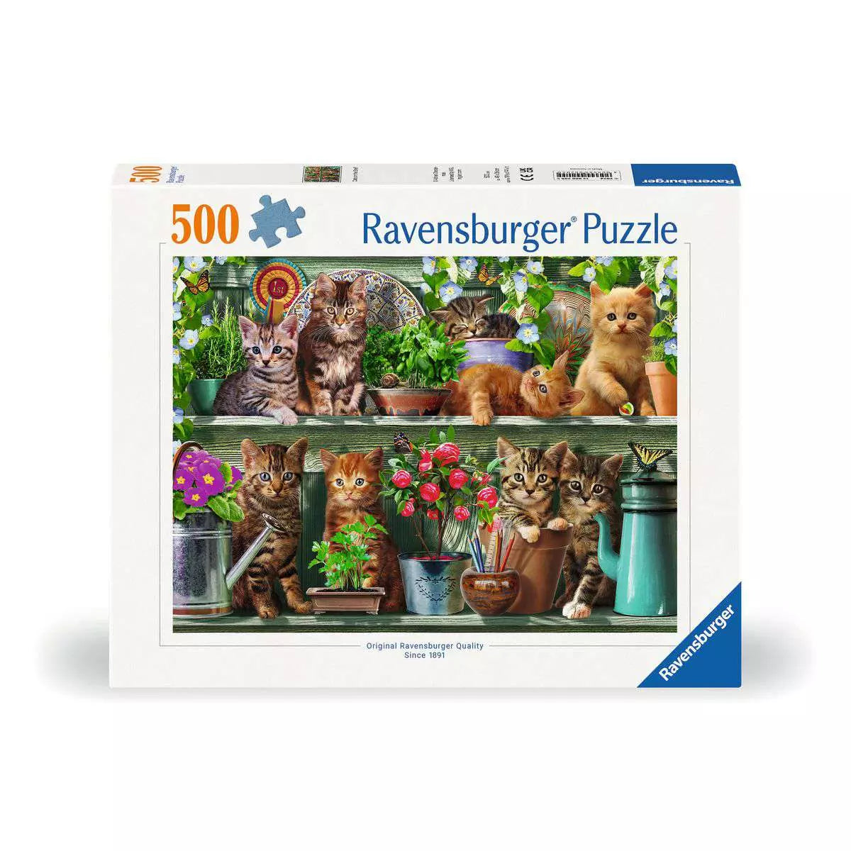 Puzzle 500 Teile Katzen im Regal 00.205