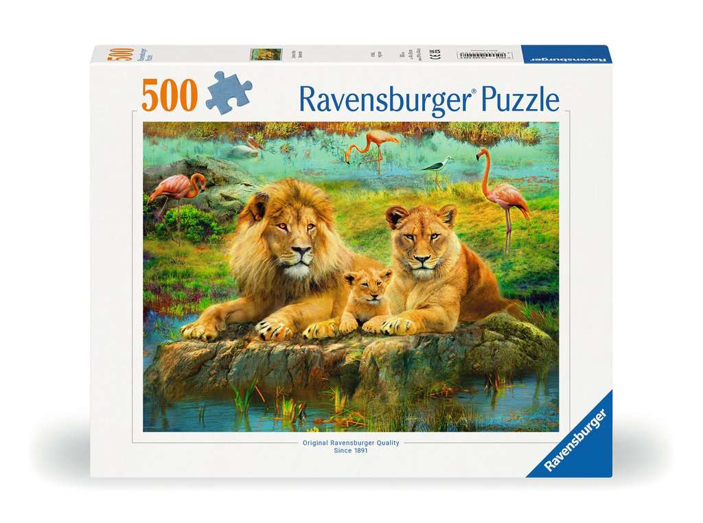 Puzzle 500 Teile Löwen in der Savanne 00.220 - Bild 1