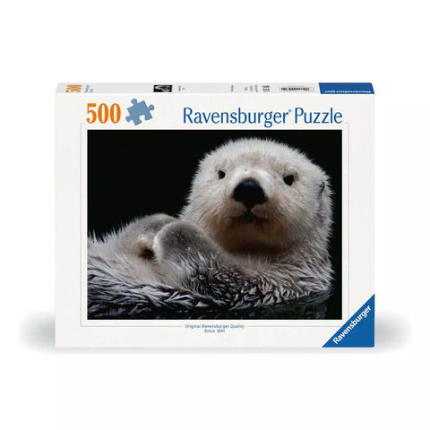 Verpackung Ravensburger Puzzle Süsser kleiner Otter, 500 Teile, 00235