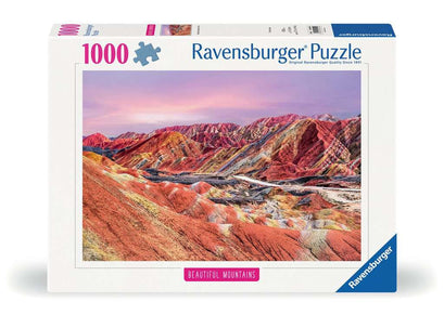 Puzzle 1000 Teile Regenbogenberge China 00.252