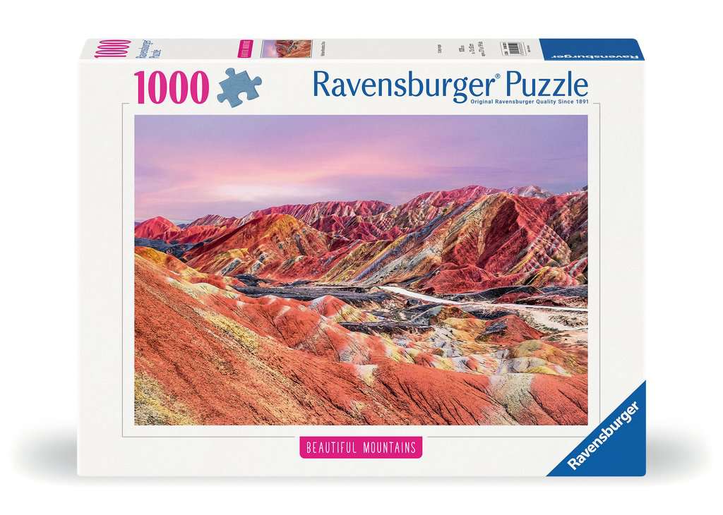 Puzzle 1000 Teile Regenbogenberge China 00.252 - Bild 1