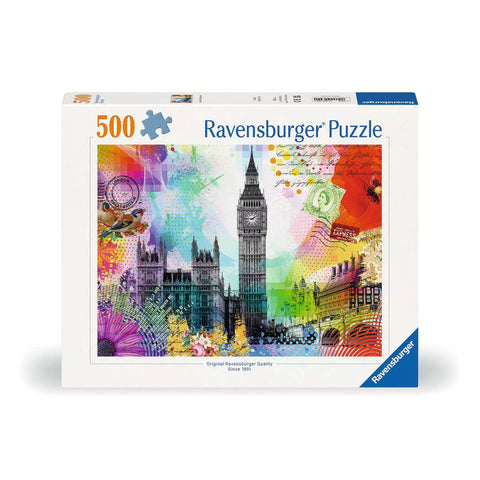 Verpackung Ravensburger Puzzle Grüsse aus London mit 500 Teilen, 00309