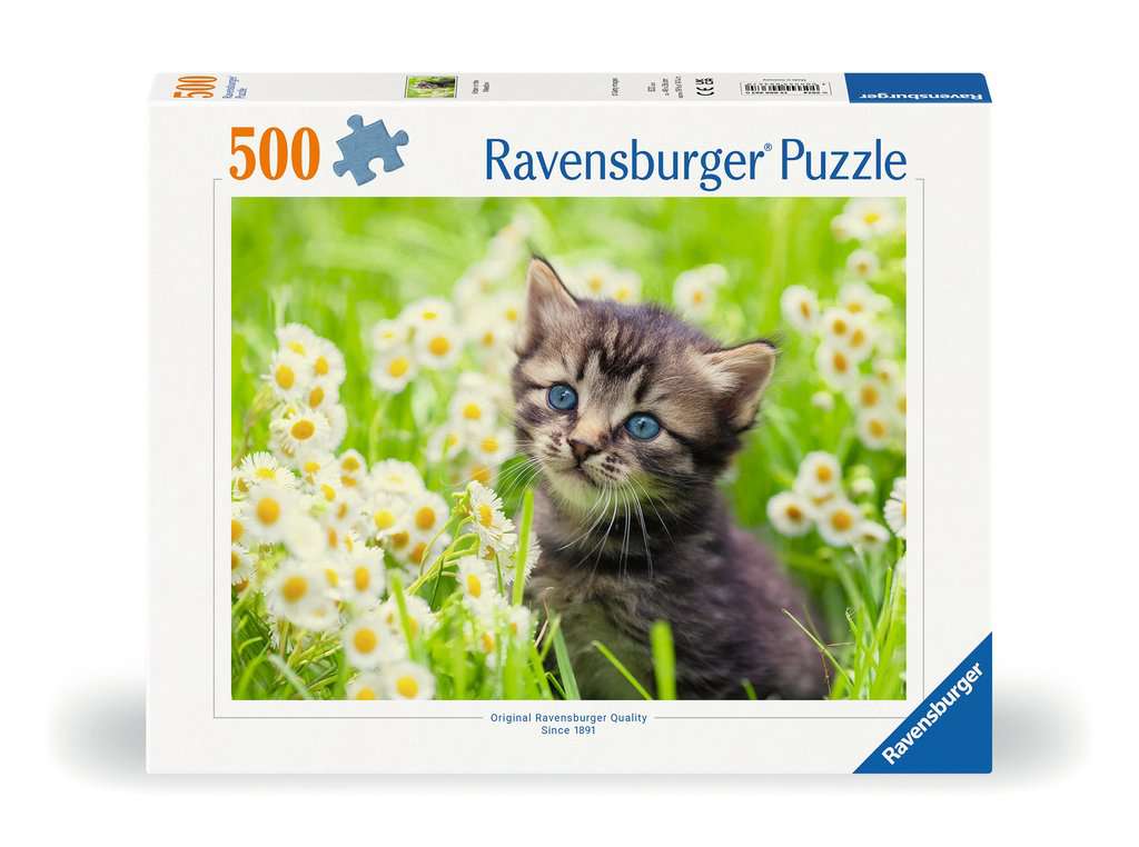Puzzle 500 Teile Kätzchen in der Wiese 00.367 - Bild 1