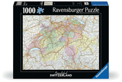 Puzzle 1000 Teile Schweizerkarte 00.370