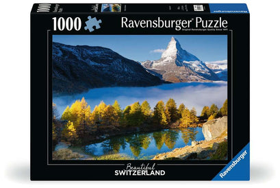 Puzzle 1000 Teile Beautiful Switzerland Grindjisee mit Matterhorn 00.372