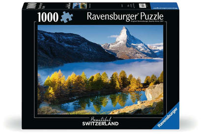 Verpackung Puzzle 1000 Teile Beautiful Switzerland Grindjisee mit Matterhorn 00372
