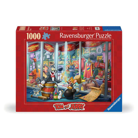 Verpackung Ravensburger Puzzle Tom & Jerry Hall of Fame 1000 Teile 00408