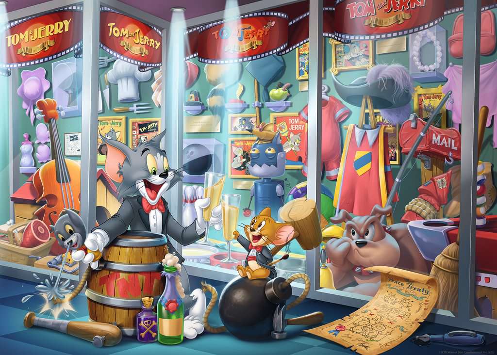 Puzzle 1000 Teile Tom & Jerry Hall of Fame 00.408 - Bild 2