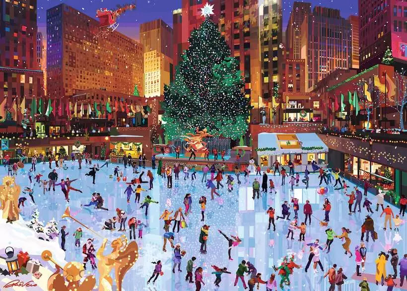 Puzzle 1000 Teile - Rockefeller Center Joy, 0.420 - Bild 2