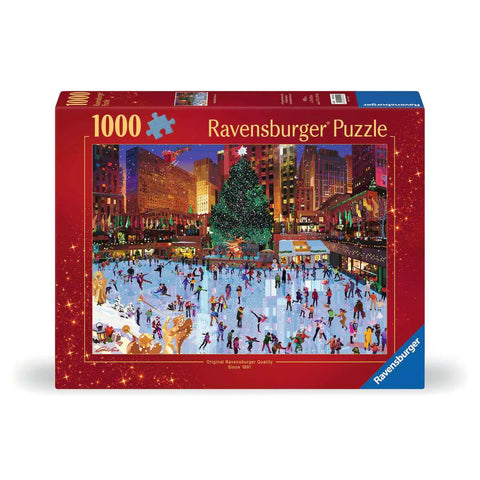 Verpackung Ravensburger Puzzle Weihnachtszauber am Rockefeller Center mit 1000 Teilen, 00420