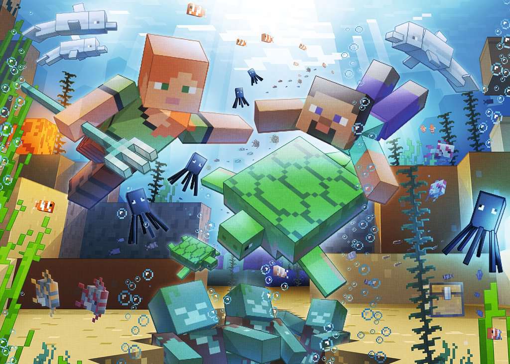 Puzzle 1000 Teile Minecraft Mosaic 00.421 - Bild 2