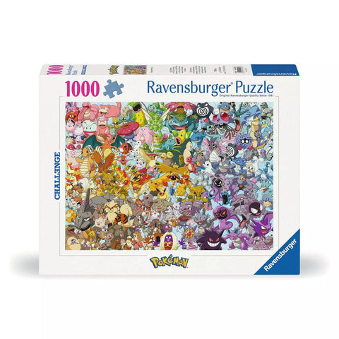 Verpackung Ravensburger Challenge Puzzle Pokémon 00460, 1000 Teile