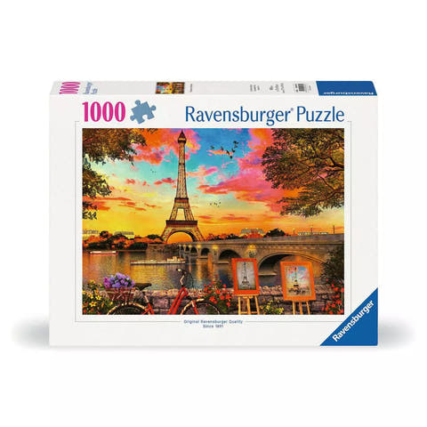 Verpackung Ravensburger Puzzle Paris und die Seine mit 1000 Teilen, 00461