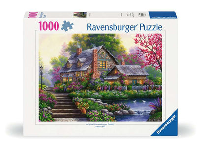 Puzzle 1000 Teile: Romantisches Cottage 00.464
