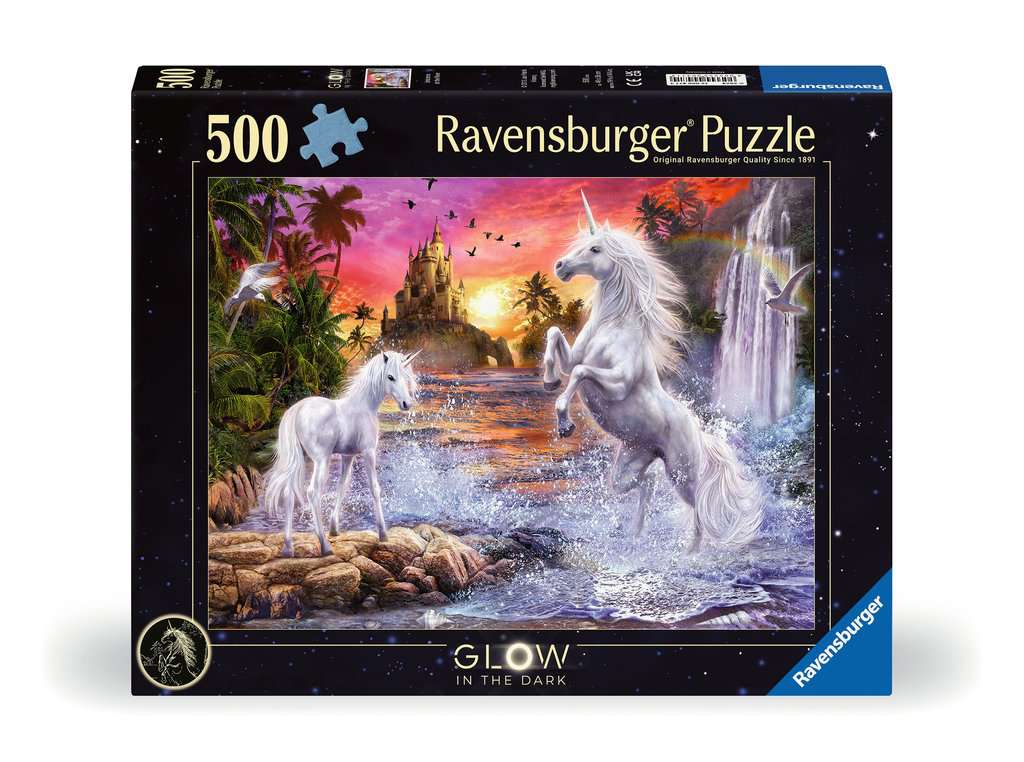 Puzzle 500 Teile Einhörner am Fluss 00.471 - Bild 1