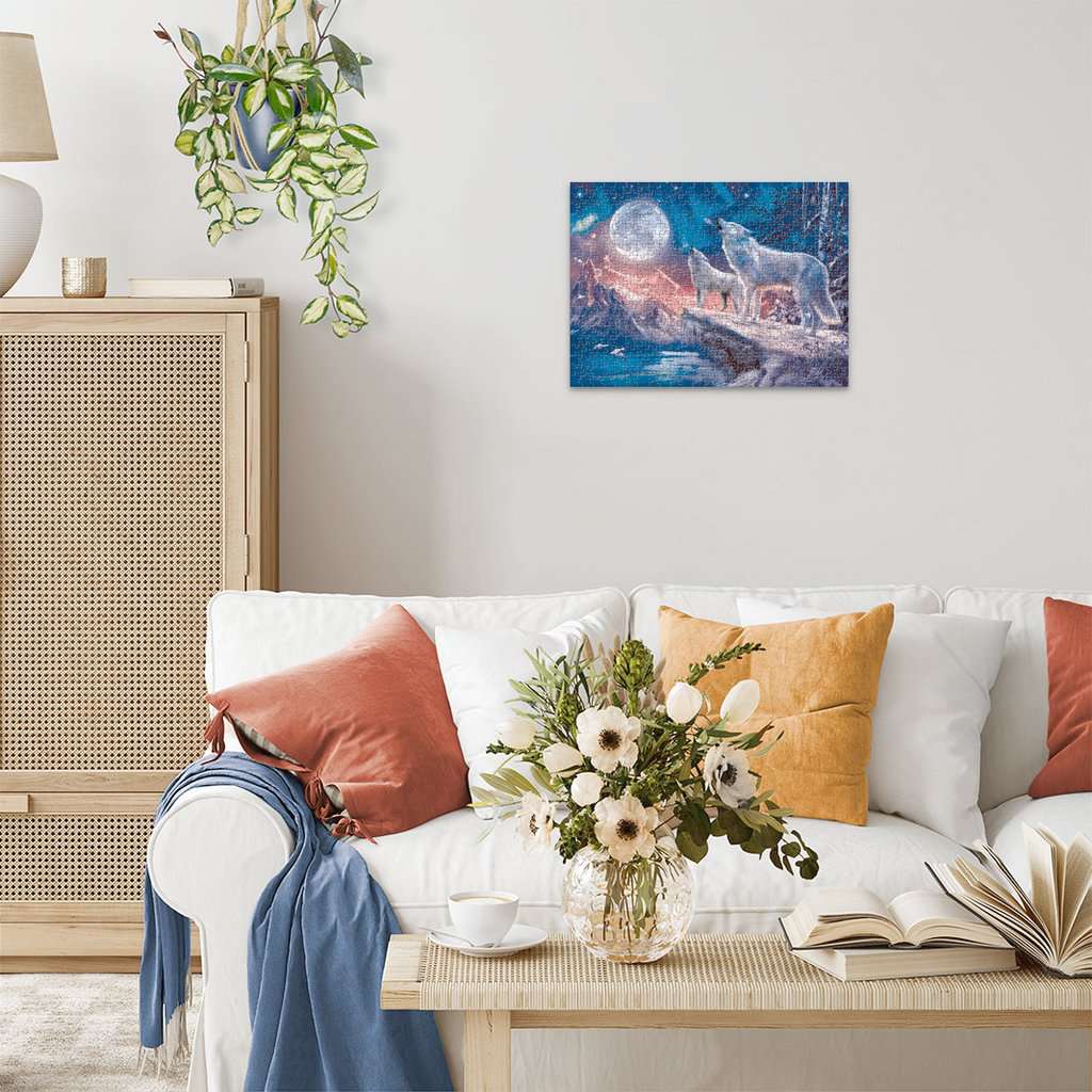 Puzzle 500 Teile - Wolf im Nordlicht 00.476 - Bild 6