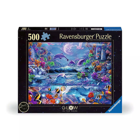 Verpackung Puzzle 500 Teile Im Zauber des Mondlichts 00478, Glow in the Dark