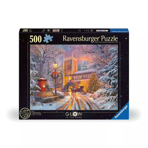 Verpackung Puzzle 500 Teile Funkelnde Weihnachten 00481, Glow in the Dark