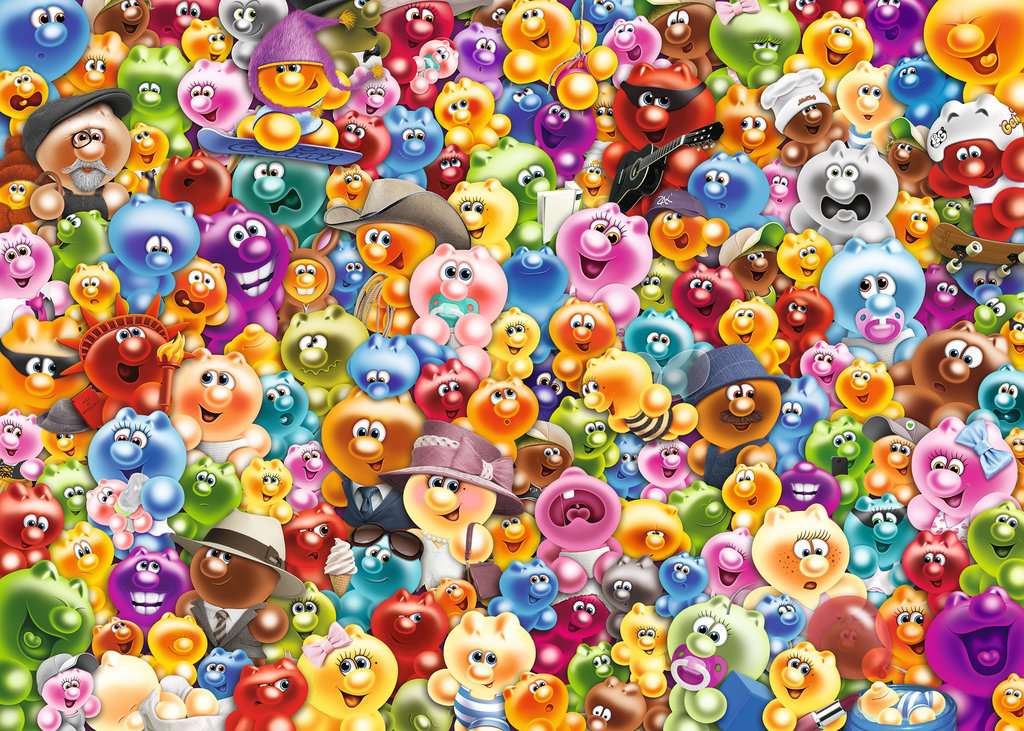 Puzzle Challenge 1000 Teile Ganz viel Gelini 00.493 - Bild 2