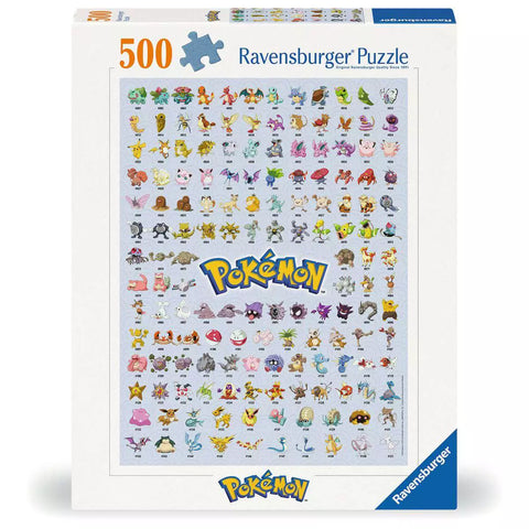 Verpackung Puzzle Die ersten 151 Pokémon 500 Teile 00511