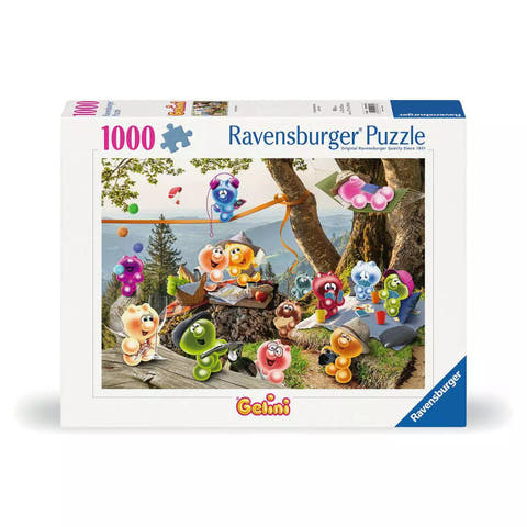 Verpackung Ravensburger Puzzle Gelini Auf zum Picknick 1000 Teile 00534