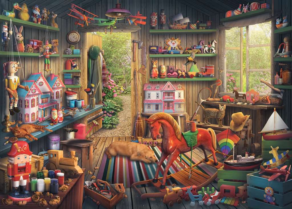 Puzzle 1000 Teile Spielzeug von damals 00.576 - Bild 2