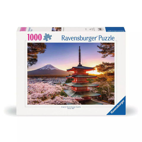 Verpackung Ravensburger Puzzle Kirschblüte in Japan 1000 Teile 00582