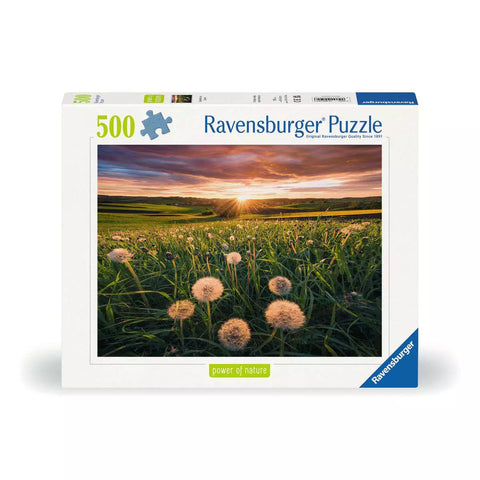 Verpackung Puzzle Pusteblumen im Sonnenuntergang 500 Teile 00592