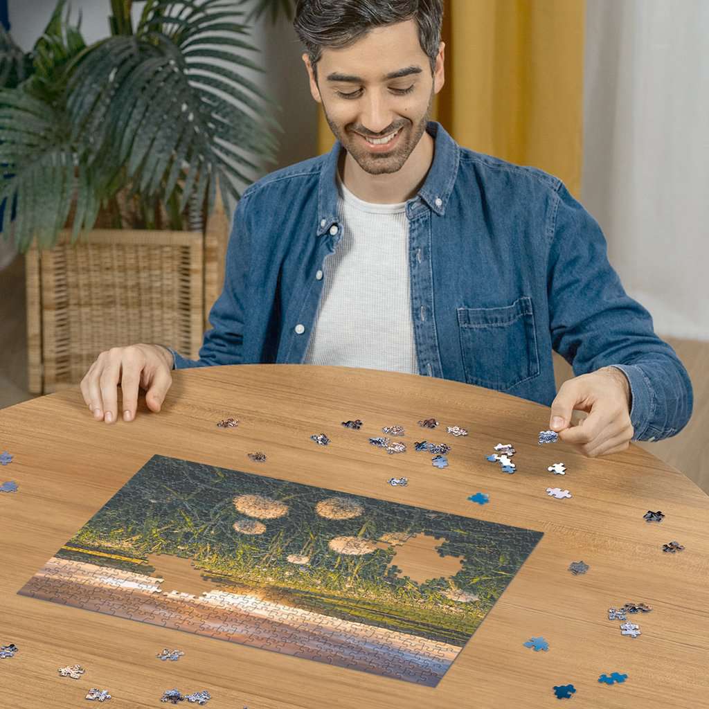Puzzle 500 Teile Pusteblumen im Sonnenuntergang 00.592 - Bild 3