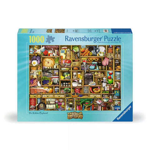 Verpackung Ravensburger Puzzle Kurioses Küchenregal, 1000 Teile