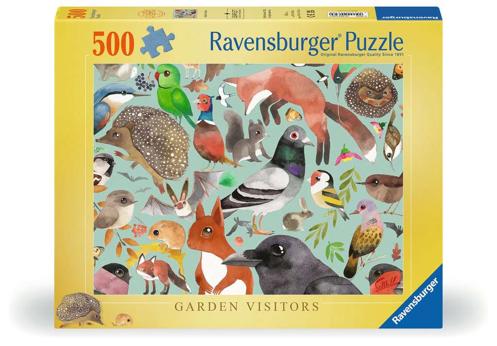 Puzzle 500 Teile Garden Visitors 00.658 - Bild 1