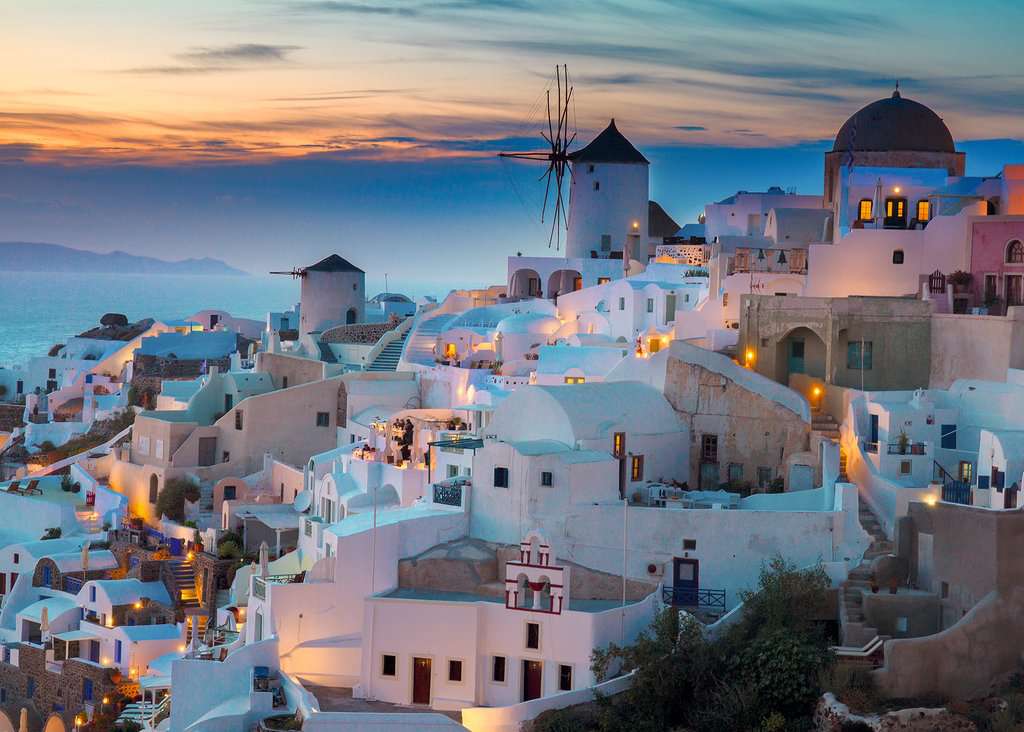 Puzzle 1000 Teile Abend in Santorini 00.663 - Bild 2