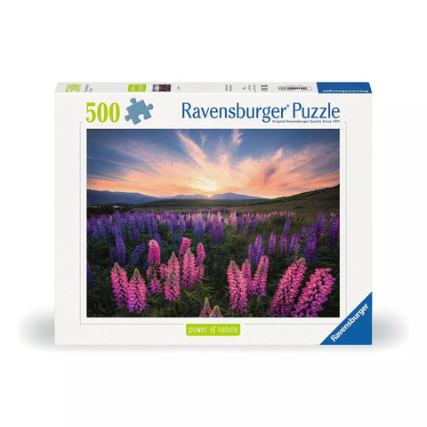Verpackung Puzzle Lupinen 500 Teile 00688, Power of Nature