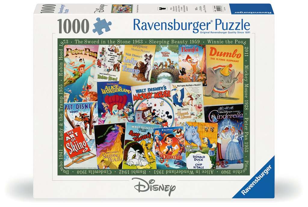 Puzzle 1000 Teile Disney Vintage Movie Poster 00.689 - Bild 1